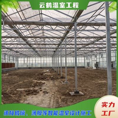 智能控温玻璃温室 现代蔬菜种植棚的光照优势与工程设计指南